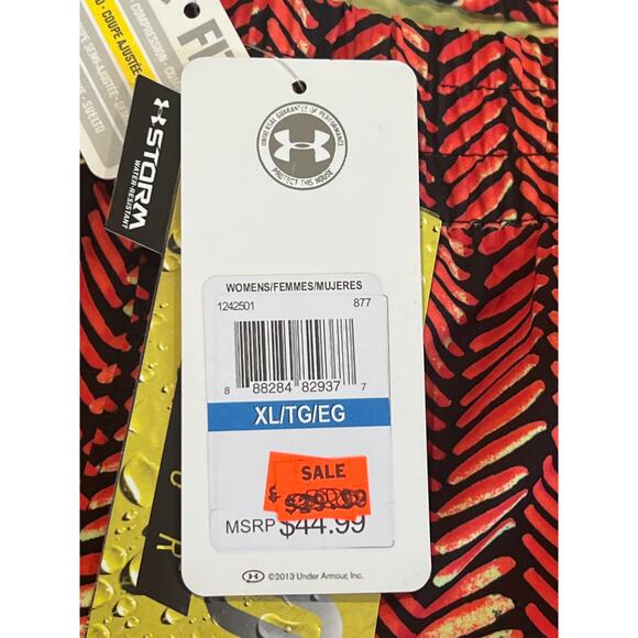 Under Armour Hydro UA HeatGear Shorts Women's Size XL Fitted Swim 2" inseam NEW - Picture 7 of 11